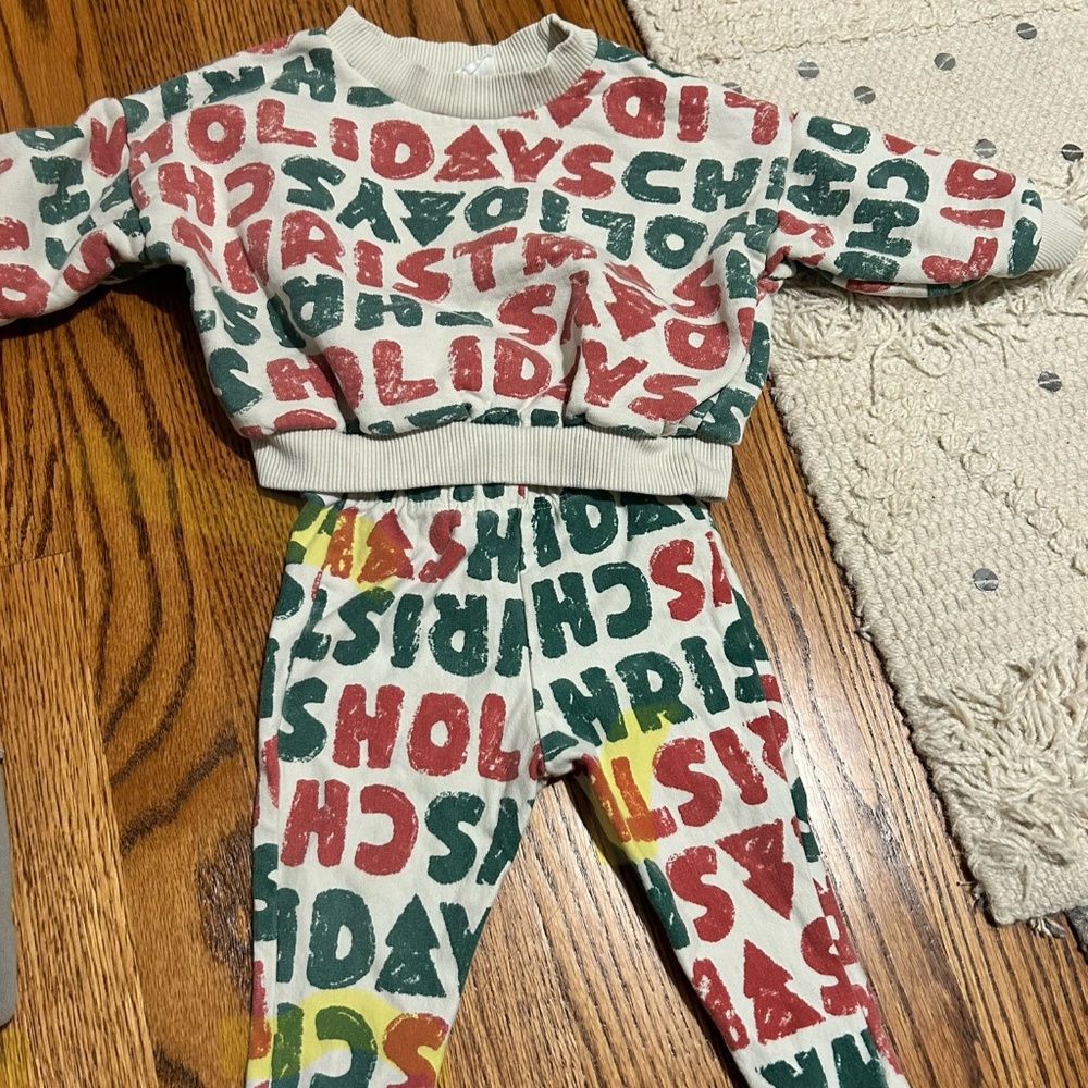 Zara 9-12 month Christmas set
